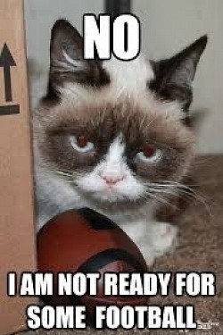 No Football Cat