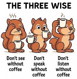 3 squirrel coffee
