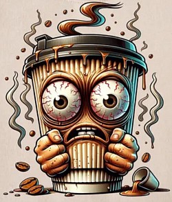 Crazy eye coffee