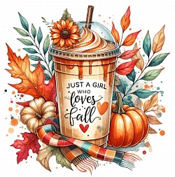 Fall orange drink