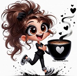 Girl coffee