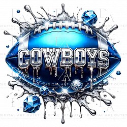 Blue football
