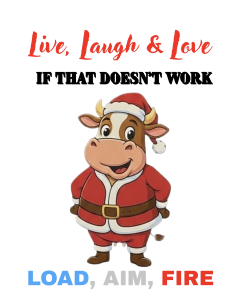 Live laugh Love Cow