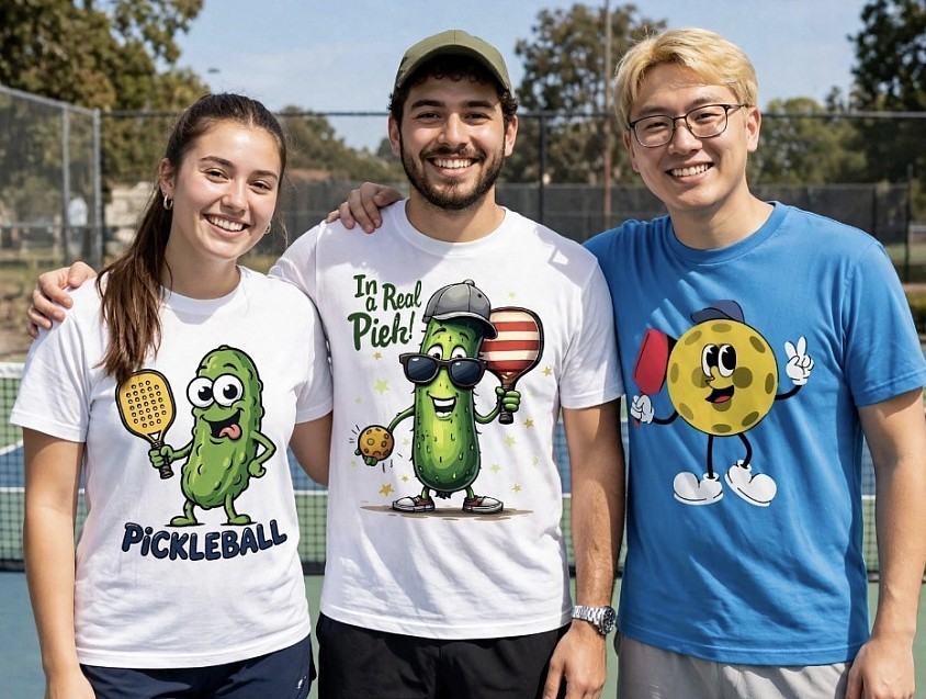Pickleball Team Shirt Designs